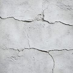 Obraz premium Close-up view of a cracked and textured concrete wall, showcasing its rough quality.