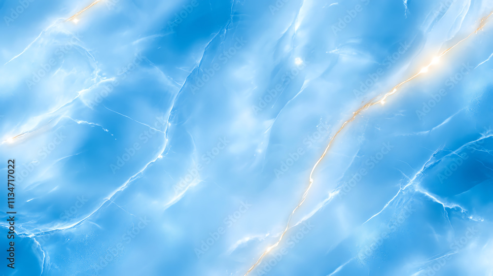 Aufkleber a serene abstract blue texture with soft waves and gentle light for design projects.