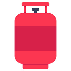 Trendy vector design of gas cylinder