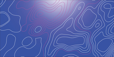 Colorful Topographic map patterns, topography line map. Vintage outdoors style.