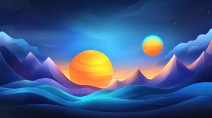 Obraz premium Artistic AI showing solar potential in cities,creative mapping,energy intelligence