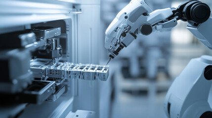 Robotic Precision: Nano-Sized Component Inspection