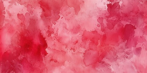 Fototapeta premium Beautiful Soft Watercolor Red and Pink Abstract Background for Artistic Projects and Designs