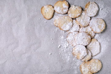 Homemade shortbread cookies