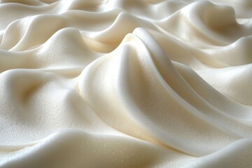 Obraz premium White Cream Texture Smooth Abstract Background Skincare Product