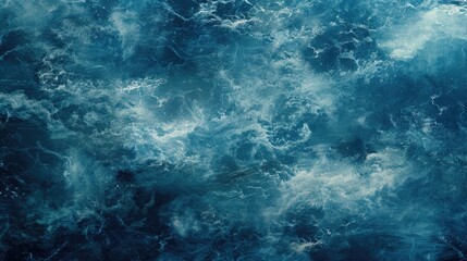 Fototapeta premium Vibrant blue green abstract texture resembling ocean waves