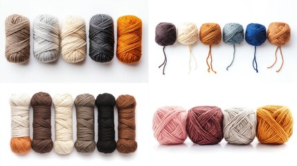 Colorful Yarn Balls for Crafting