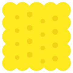 A beautiful design icon of buscuit