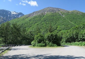 Entrance to the Crow Pass Trail, Anchorage, Alaska