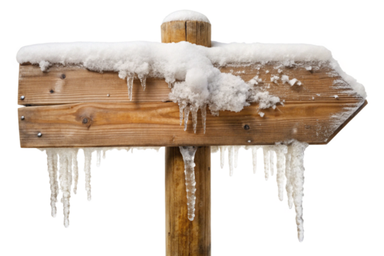 icicles on a roof - Powered by Adobe