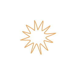 sparkle star icon vector