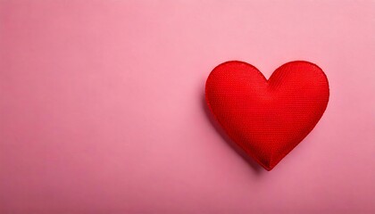 Background with Heart: Love Concept Greeting Card Template with Copy Space