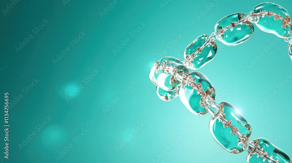 Poster mesmerizing abstract bubbles in fluid dynamics experiment