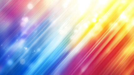 Obraz premium An abstract blurred background filled with rainbow colors.