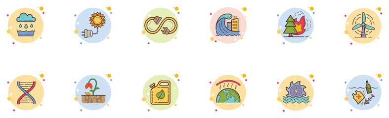 Set of Ecology & Environment icons