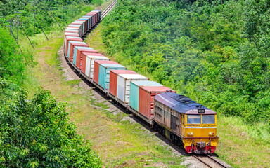 freight Container train num 777 