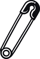 A pin vector silhouettes