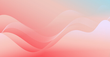 abstract pink background with waves