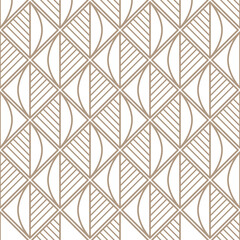 Fototapeta premium Abstract geometric pattern. A seamless vector background.