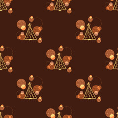 christmas new year pattern 