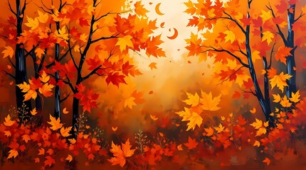 autumn in the forest