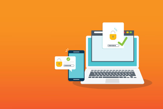 Two Factor Authentication , Multi-Factor Authentication Security Concept	