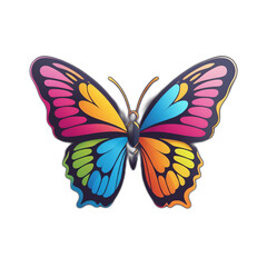 butterfly on a white background