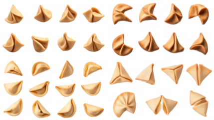 Assorted Fortune Cookies: A delightful array of baked treats
