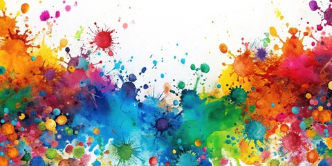 Fototapeta premium Background of splattered ink, ink, splatter, messy, abstract, black, art, design, Japanese, creativity, fluid, texture