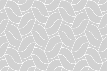 Abstract seamless pattern. Geometric vector background. Gray and white texture. Graphic modern pattern.