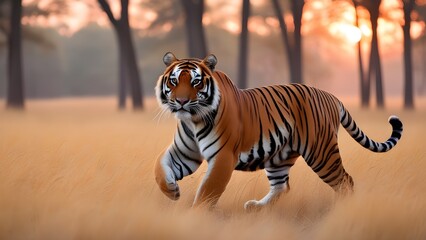 Fototapeta premium tiger in the jungle