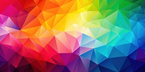 Obraz premium Bright polygon stylish background with vibrant colors and geometric shapes, polygon, stylish, background, colorful, vibrant