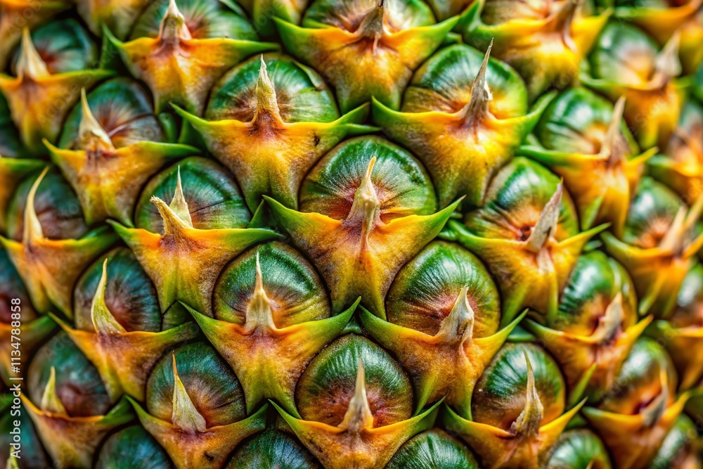 Poster captivating pineapple skin texture background for architectural photography, perfect for unique desi