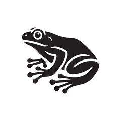 illustration vector graphic of frog