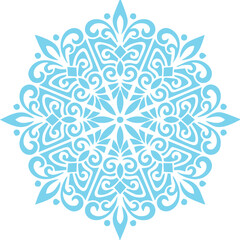 Beautiful flower art and mandala vector design