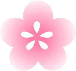 Gradient sakura flower © Otomedream