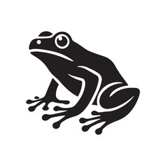 The Black Frogs on a white background.