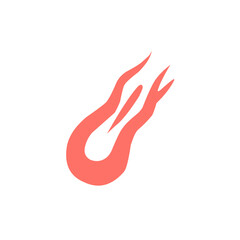 Obraz premium Fire vector illustration