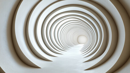abstract 3d tunnel