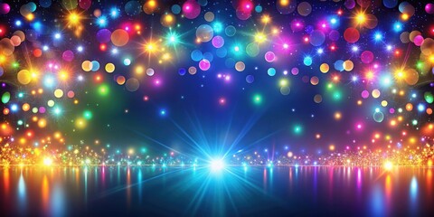 Abstract background with colorful lights, colorful, lights, abstract, background, vibrant, glowing, illumination, bright, festive