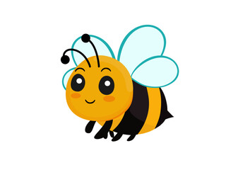 Bees are classified as insects.