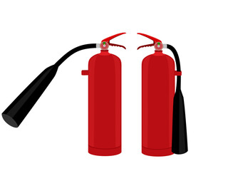 Obraz premium Dry chemical fire extinguishing tool.