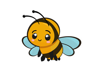 Obraz premium Bees are classified as insects.