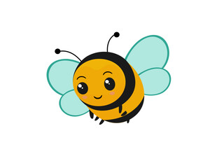 Fototapeta premium Bees are classified as insects.