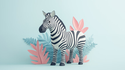 Cartoon zebra illustration
