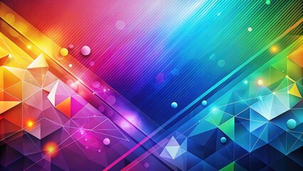 Abstract background of blended colors and geometric shapes, abstract, background, design, pattern, texture, vibrant, colorful