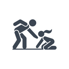 Helping Fallen Person Icon