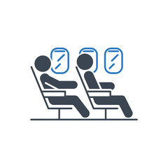 Passenger Seated Upright Icon