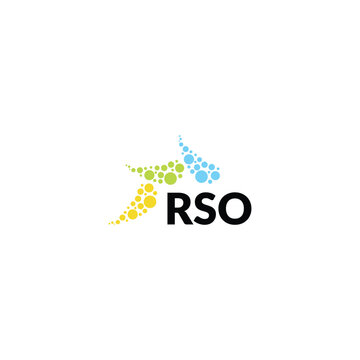 RSO letter logo design on white background. Creative  modern RSO letter logo design. Vector design.