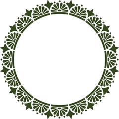 Beautiful flower art and mandala vector design